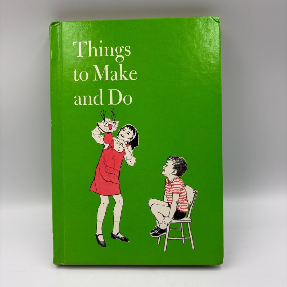Standard Educational Things to Make and Do Kids Green Good Vintage 1980 Craft
